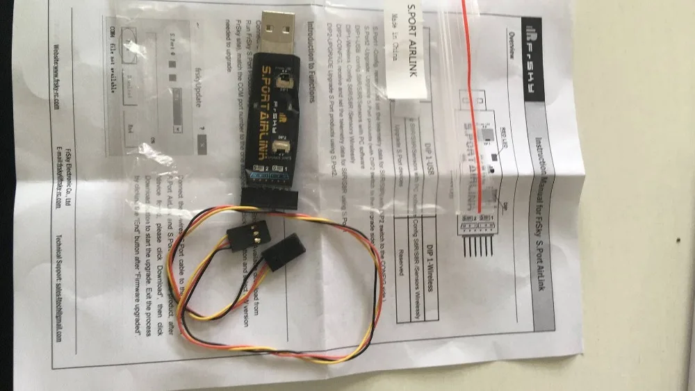 Новое поступление FrSky S. Порт AirLink USB разъем config S6R/S8R