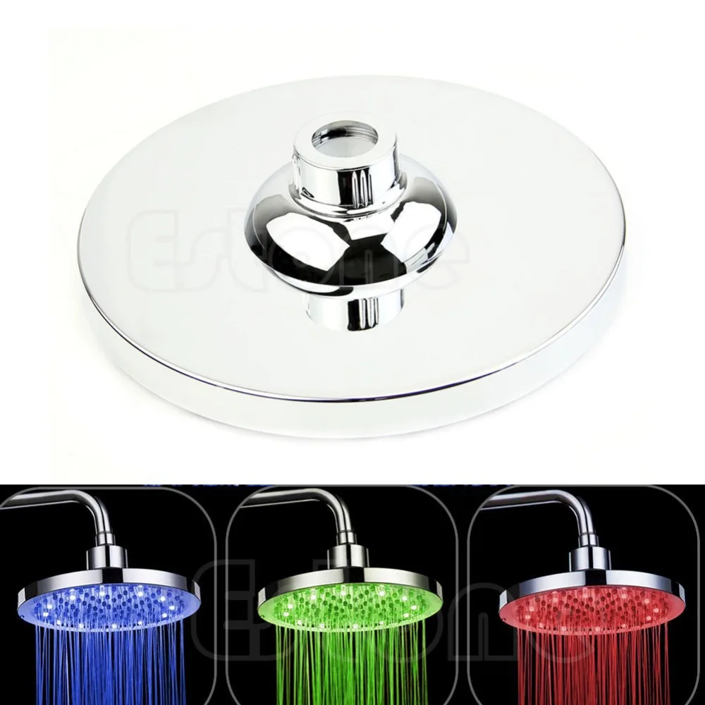 8 &quotдюймовый круглый дождевик из нержавеющей стали для ванной комнаты RGB