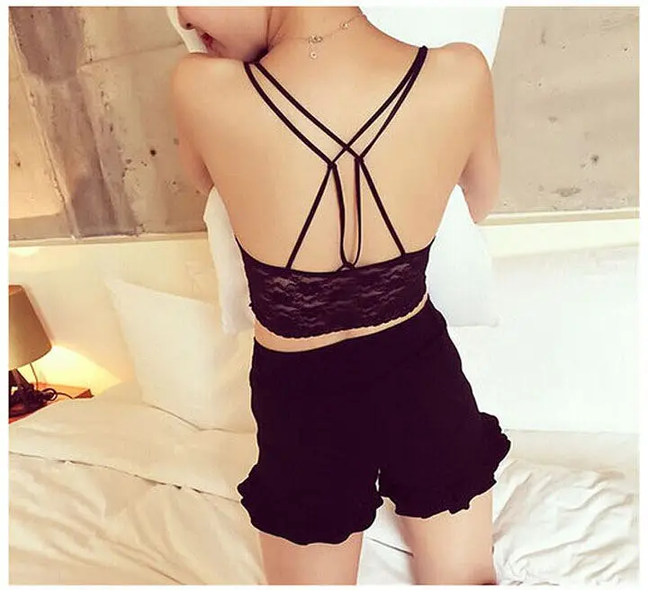 2018 сексуальный кружевной топ бандажный с открытой спиной летний модный женский