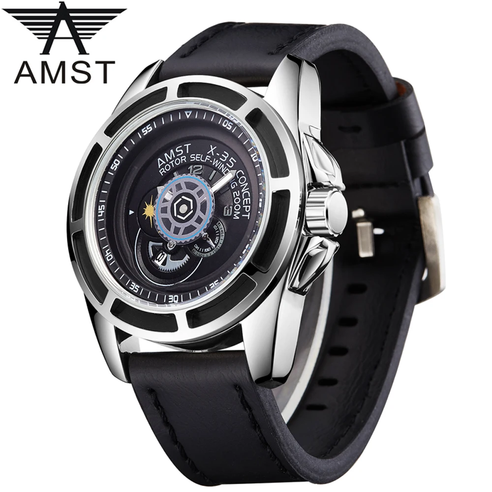 Amst брендовые модные часы мужские уличные водонепроницаемые спортивные