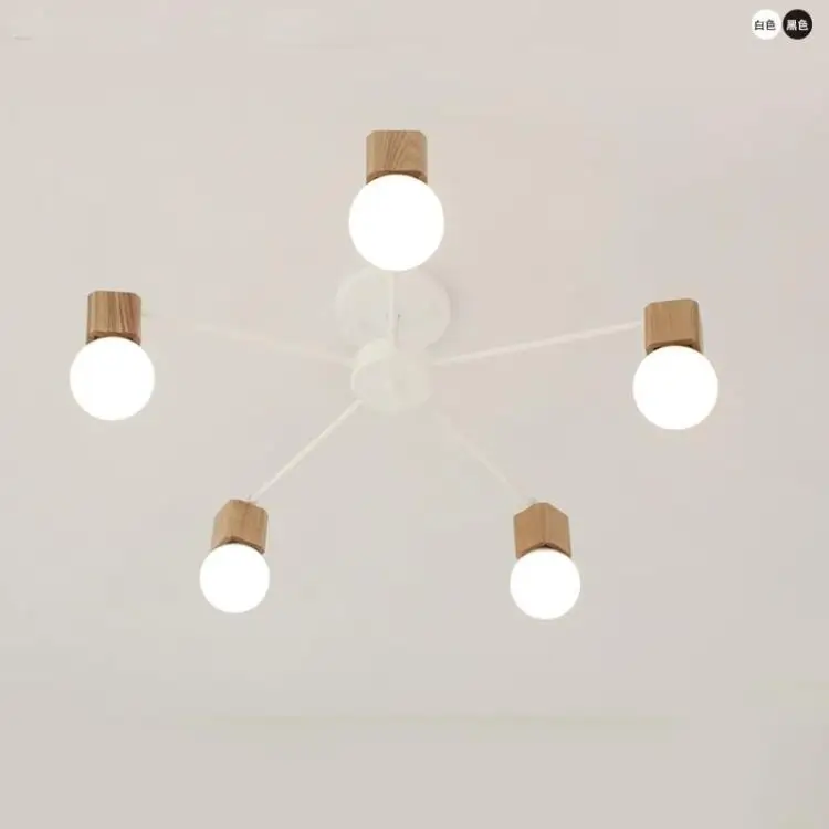 Деревянные светодиодсветодиодный потолочные светильники 220 В переменного тока