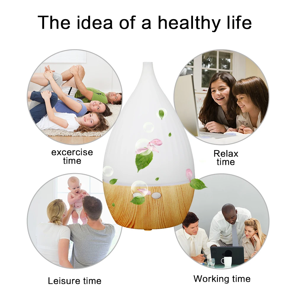 

FUNHO USB Charging Air Aroma Humidifier Essential Oil Diffuser Ultrasonic Mist Maker Aromatherapy Fogger For Home 509