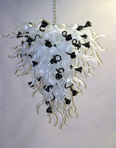 

Free Shipping New Fashionable Black and White Modern Art Deco Chandelier