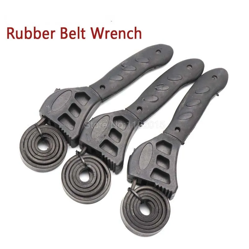 1 шт. Многофункциональный 50 см гаечный ключ с резиновым ремнем матовая ручка