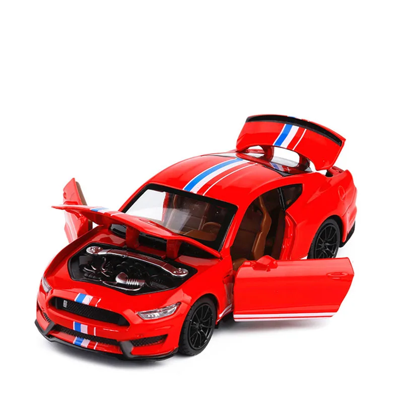 1/32 Шелби GT350 спортивный автомобиль моделирование игрушечный модель сплав