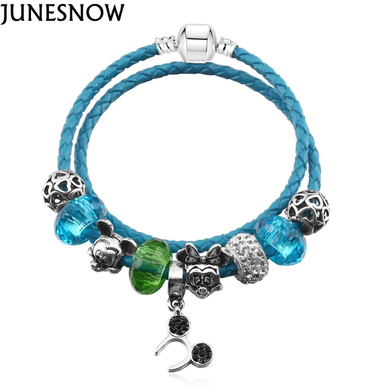 JUNESNOW 4 вида цветов хит продаж очаровательные браслеты и браслет ветряная