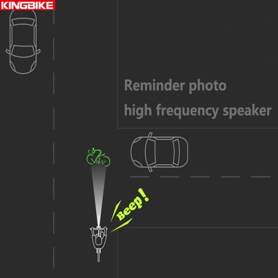 KINGBIKE велосипед светильник зеленый лазерный фото USB Перезаряжаемые MTB велосипеда