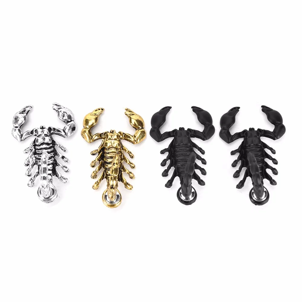 1 шт. металлические серьги гвоздики в виде скорпиона|fashion stud earrings|stud earringsear earrings |