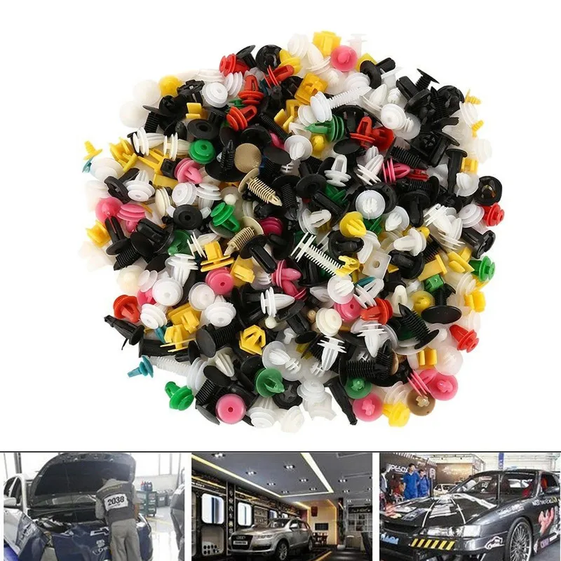 400 шт Автомобильная Дверная панель колеса подшипник отделка Литье зажимы