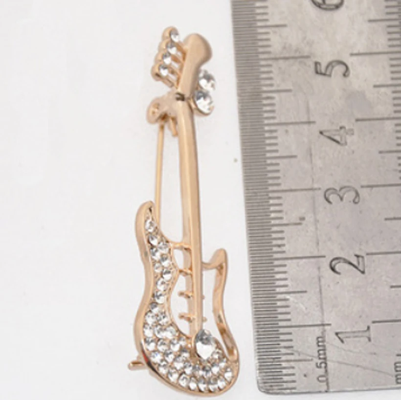 Гитара/брошь с музыкальной тематикой/новинка 2016 дизайнерская брендовая Модная