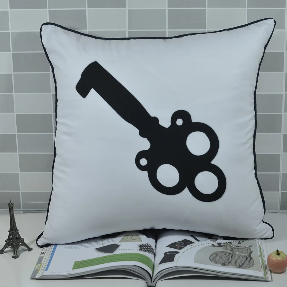 

Винтаж гитара печати Бросок Чехлы Подушка Чехол для дивана, 45*45 см,