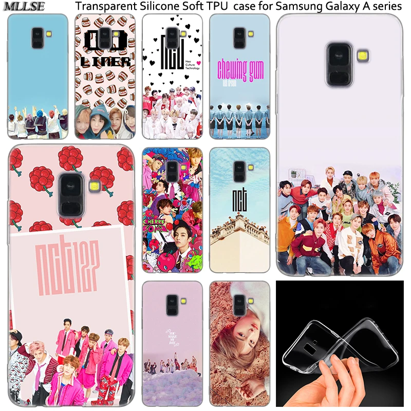 Силиконовый чехол NCT 127 Kpop Boy для Samsung Galaxy A50 A30 A10 A40 A6 A8 Plus A20 E A5 A7 2018 2017 2016 Note 9 8 Модный