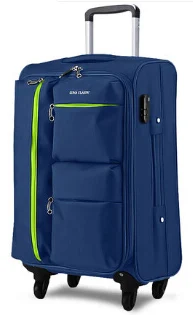 Унисекс полиэстер Мульти Карманы Спиннер колеса мягкий багаж 20/22/24/26/28 дюйма цвет