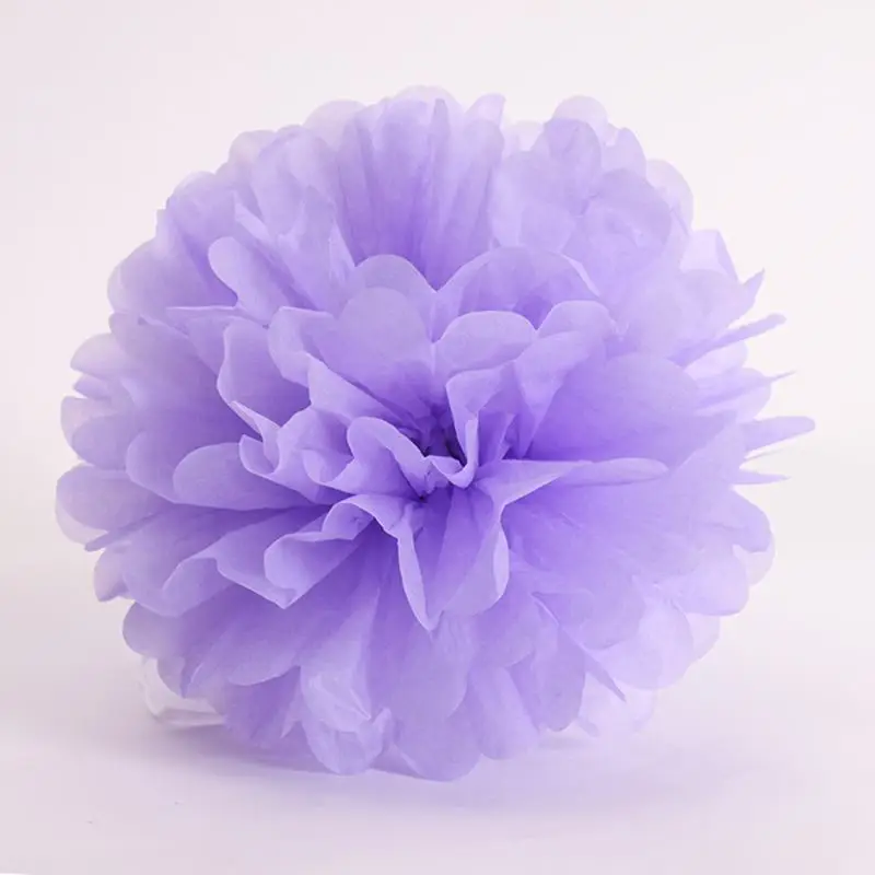 10 шт. 6 ''(15 см) папиросная бумага Pom Poms бумажный цветочный шар Pompom для дома сада