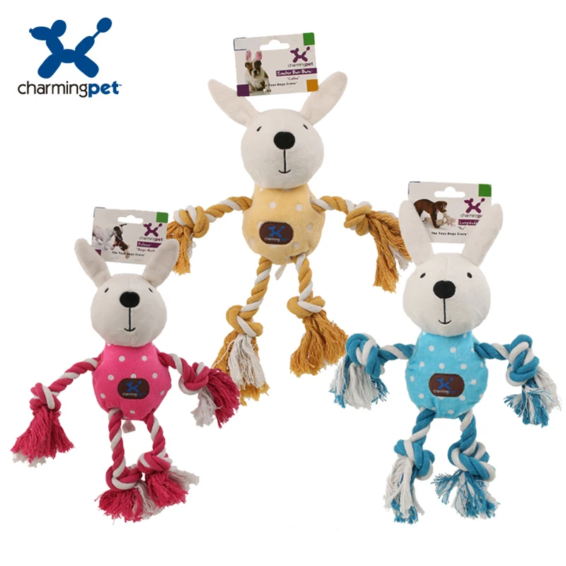 Charmingpet собака кролик узел взаимодействие животное обучение пищащие игрушки | Дом