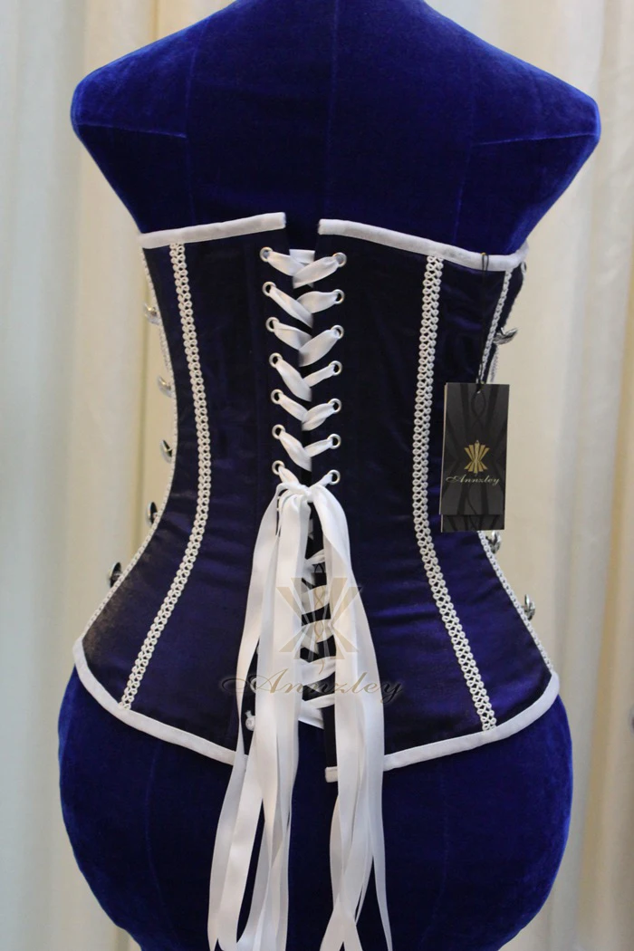 Стальной корсет в викторианском стиле с костями топ для обрезки талии большой