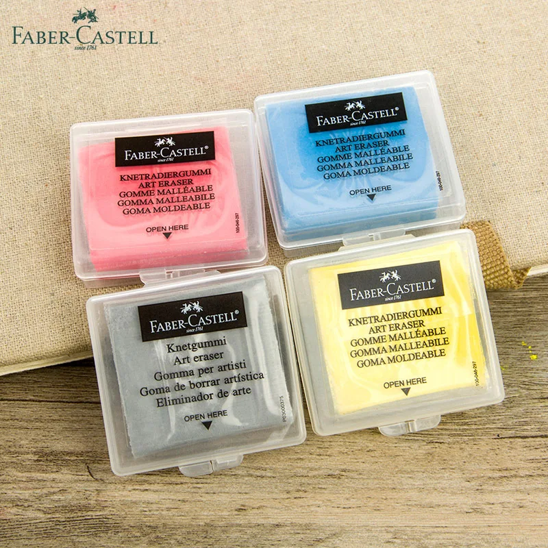 Резиновый мягкий ластик Faber Castell профессиональный дизайн для рисования эскизов