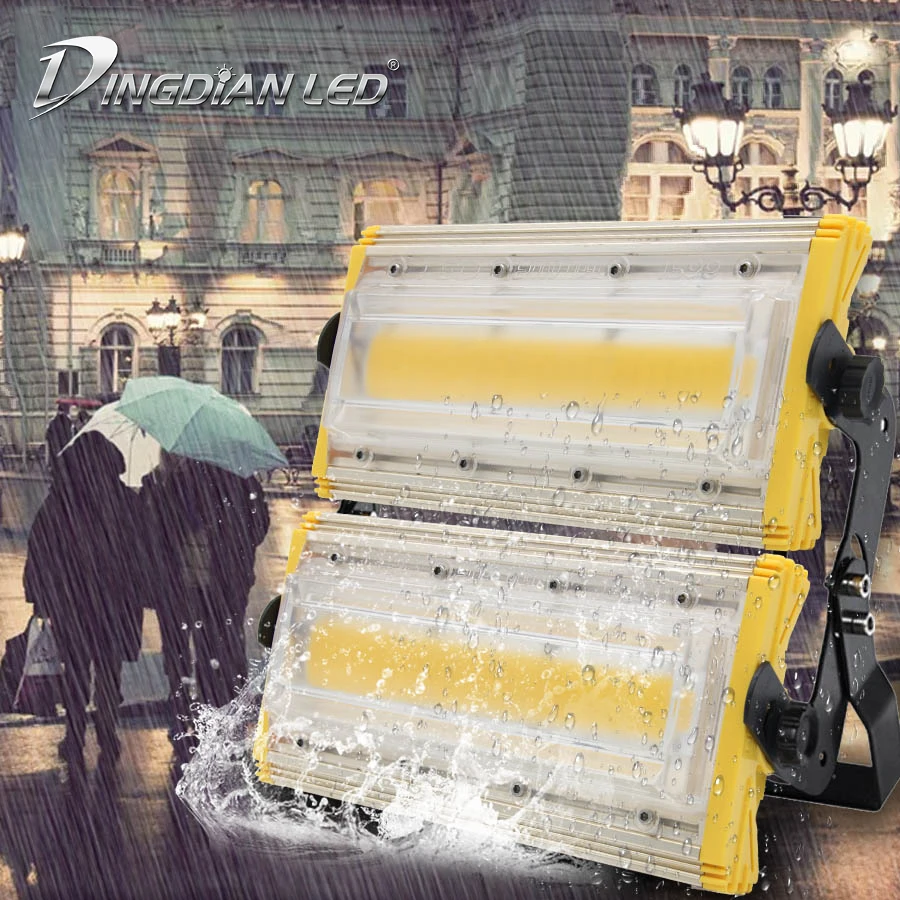 Светодиодный прожектор DINGDIAN IP66 водонепроницаемый 50/100/150 Вт для наружного