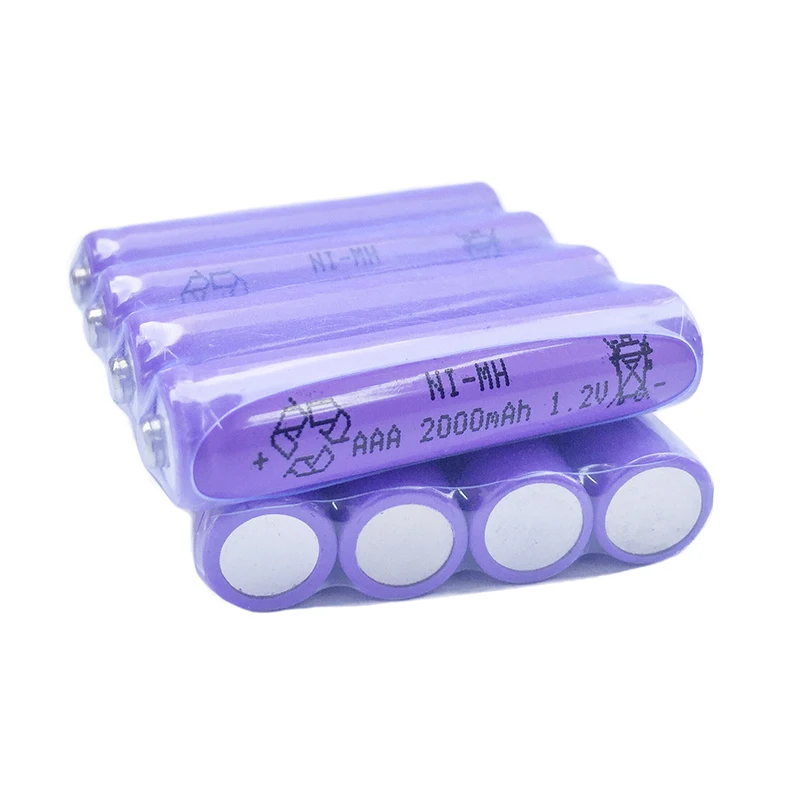 OOLAPR 4X AAA 1800/1900/2000/2200mAh 1.2 V Rechargeable Battery NI-MH 1.2V 3A Free Shipping | Электроника