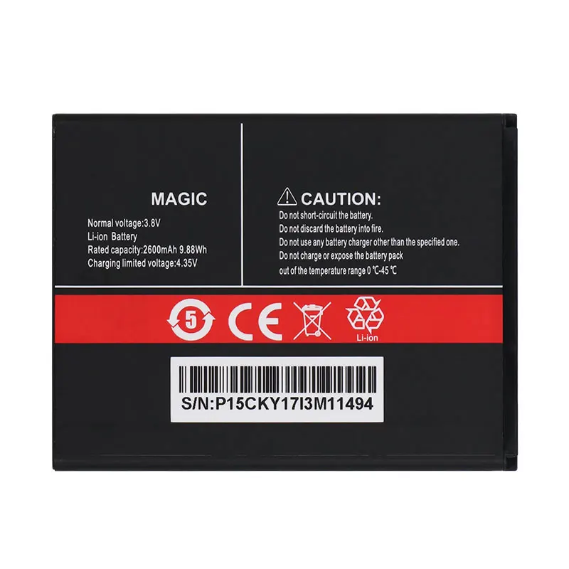 Mcdark LOT = 1 шт. + зарядное устройство 2600 мАч батарея для Cubot Magic Batterie аккумуляторная AKKU
