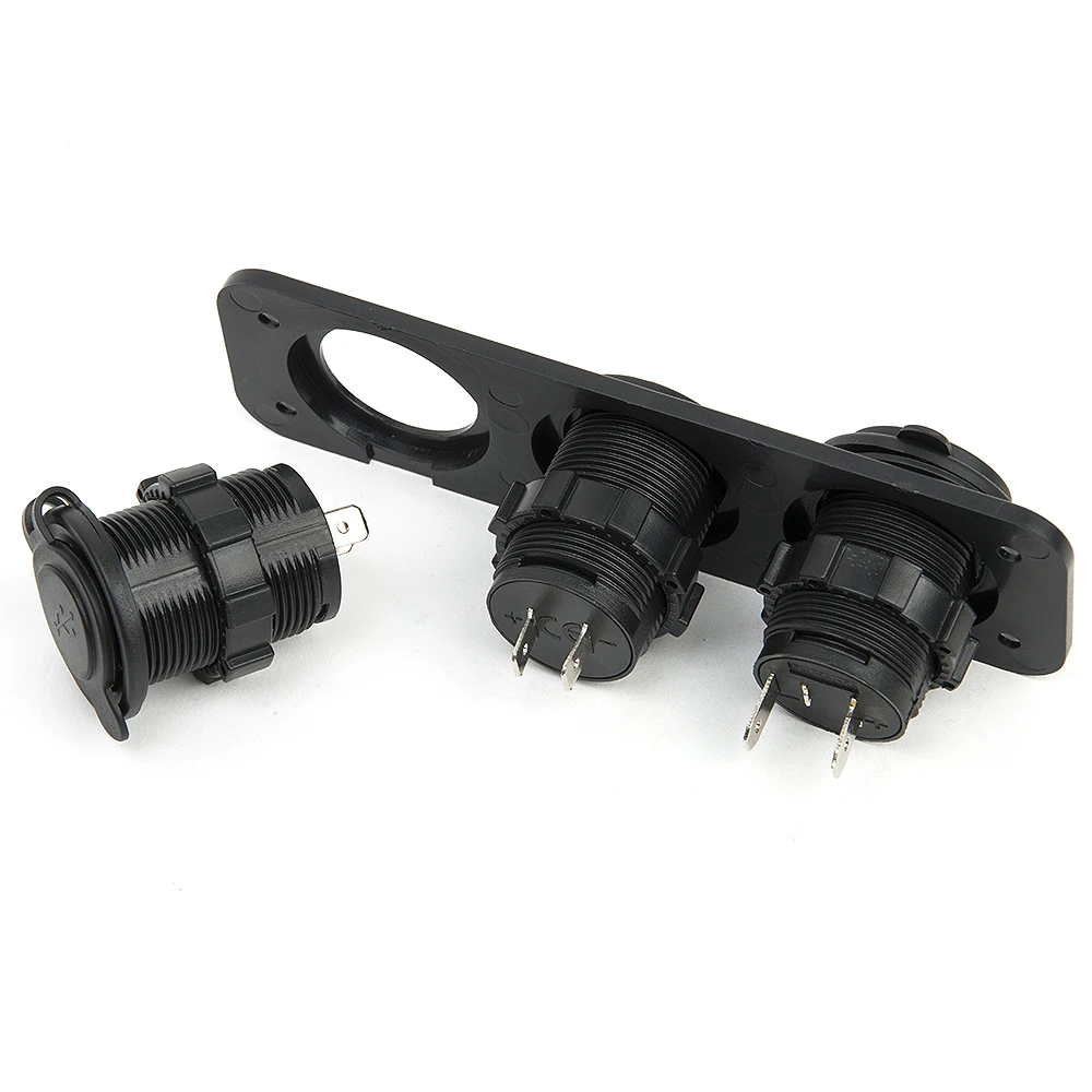 DC 12 В USB разъем сплиттер двигатель Автомобильный цифровой вольтметр постоянного