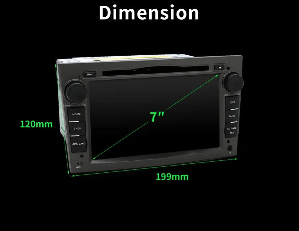 Bosion android 7 1 2din автомобильный Радио gps navi dvd плеер для opel astra/vectra/zafira Автомобильный