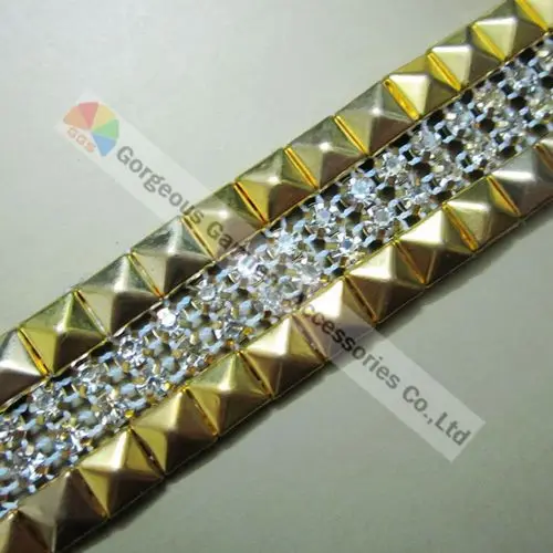 Винтажная с кристаллами хрусталя ручной работы отделка SS19 камнями 8 мм