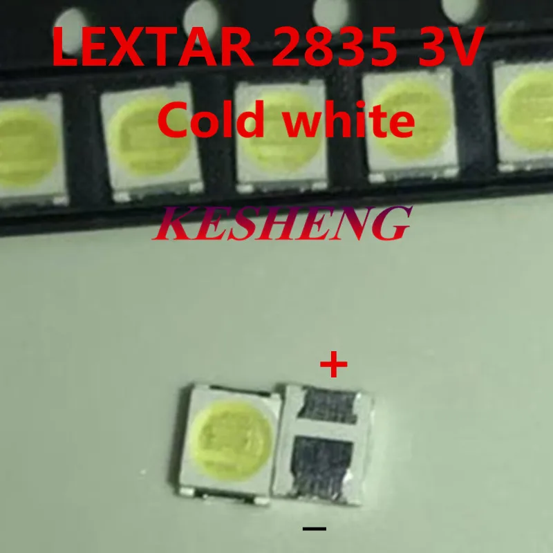 Светодиодный экран LEXTAR 2835 3528 1210 50 шт./Оригинал 3 В 1 2 Вт SMD для ремонта телевизора с