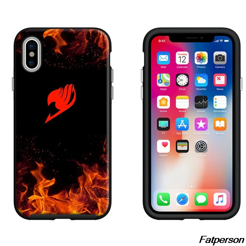 Феи Хвост Черный Мягкий Силиконовый ТПУ чехол для телефона Apple iPhone X10 8plus 7 7plus 6s 6plus