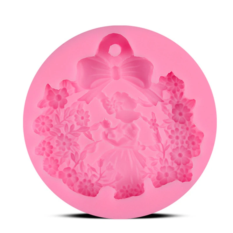 Инструмент для украшения торта в форме цветка 3d принцессы E689|fondant cake decorating tools|cake