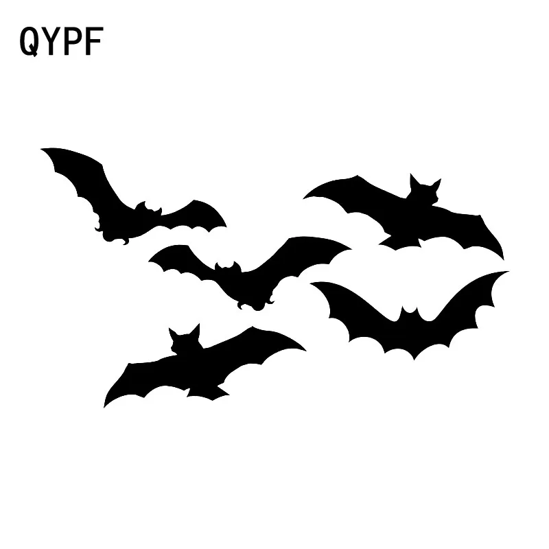 QYPF 17 см * 9 5 забавные красивые узорные разные формы летучие мыши виниловые