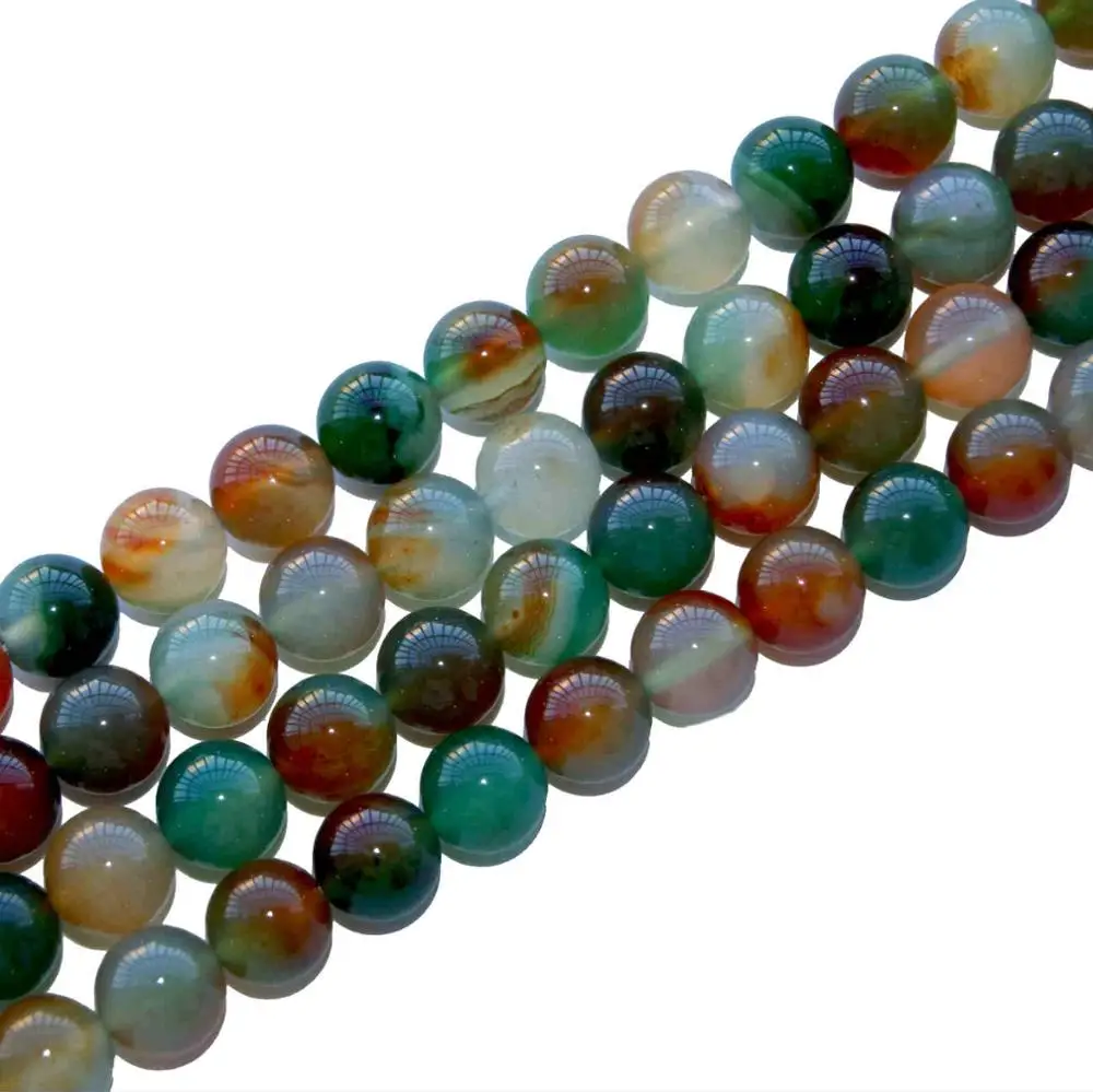Peacock agate Агаты бирюзой Натуральный Камень Бисер Амазонит Круглые бусины для самостоятельного изготовления ювелирных изделий Цепочки и ожерелья браслета 4/6/8/10/12 мм - Цвет: Peacock agate