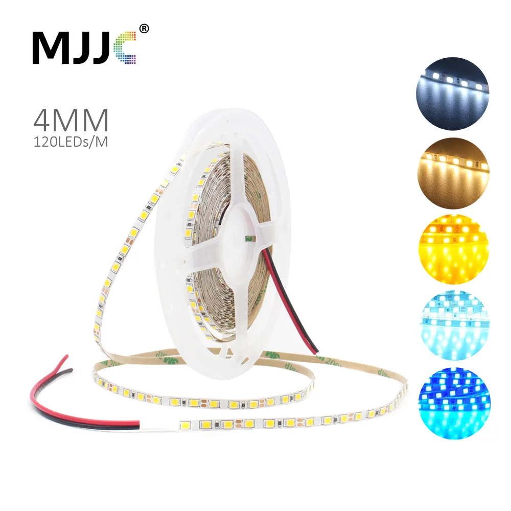 СВЕТОДИОДНАЯ лента SMD 2835 4 мм 12 В 5 м 600 диодов гибкая светильник в полоску Ледяной