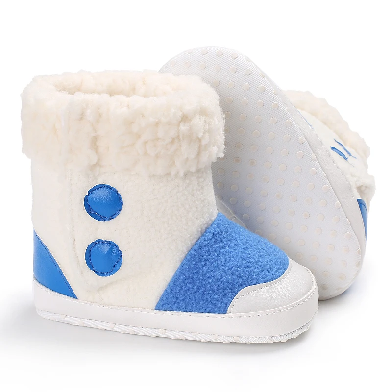 Thick Hairy Shoes Baby Boots Newborn Winter Super Warm Snow Booties Kids Girl First Walker Toddler Children Sweet Prewalker |