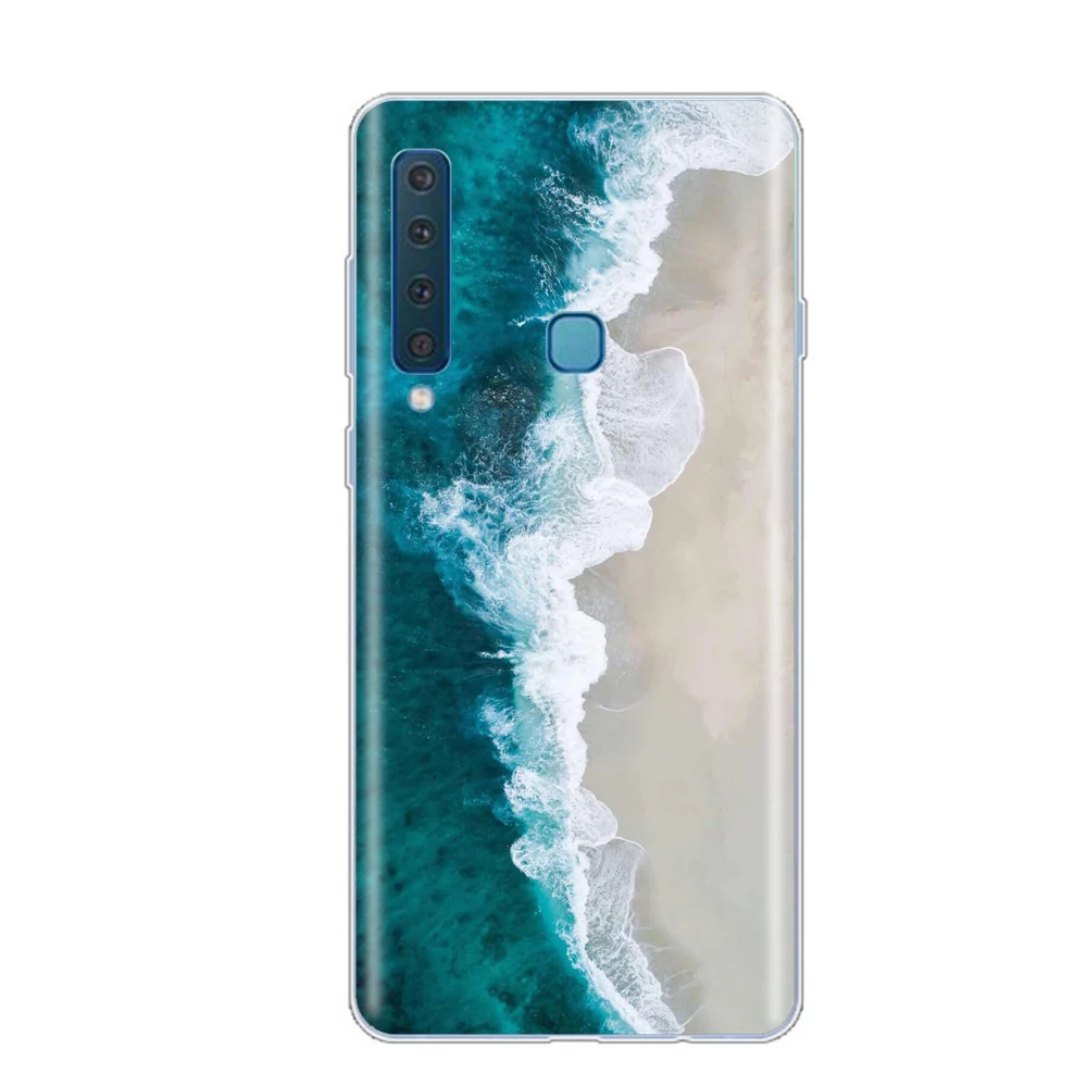 Fundas для samsung Galaxy A9 2018 чехол задняя крышка силиконовый мягкий ТПУ телефона Чехол