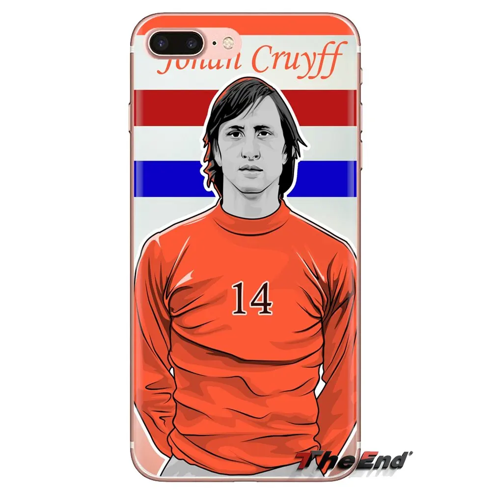 Голландский футболист Johan Cruyff для Oneplus 3T 5T 6T Nokia 2 3 5 6 8 9 230 3310 1 7 Plus 2017 2018 силиконовые