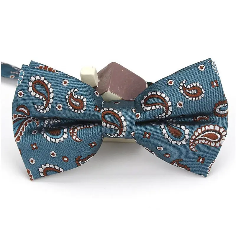 Роскошный мужской смокинг из полиэстера и шелка с цветочным узором галстуки