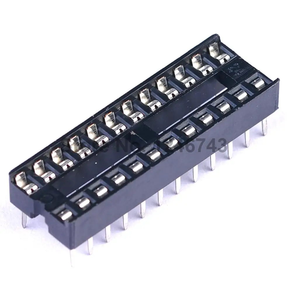 10 шт. 24 контакта 2 54 мм DIP SIP IC розетки адаптер паяного типа узкий|socket|socket 754 motherboards for