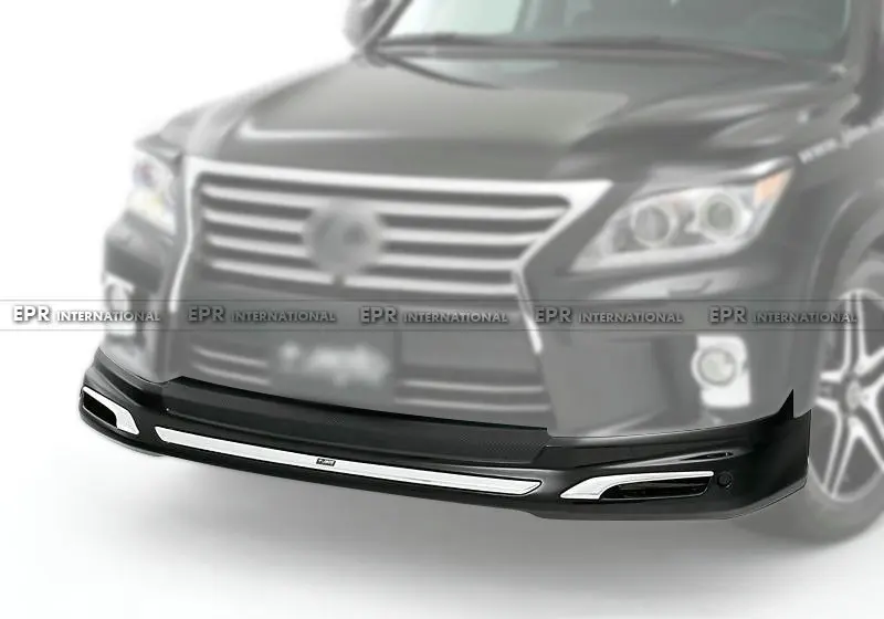 FRP передняя губа для Toyota Land Cruiser(2012+) 200 JAS Тип стекловолокна передний вниз спойлер с хромированным Комплект запчастей для корпуса тюнинг отделка