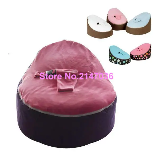 Удобный детский розовый топ с фиолетовым основанием спальный мешок стул без
