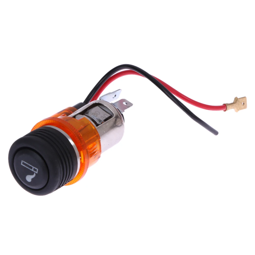 12V 120W мотоцикл автомобиль Лодка прикуриватель Мощность разъем из универсальный разъем прикуривателя Высокое качество Usb настенная розетка - Название цвета: orange