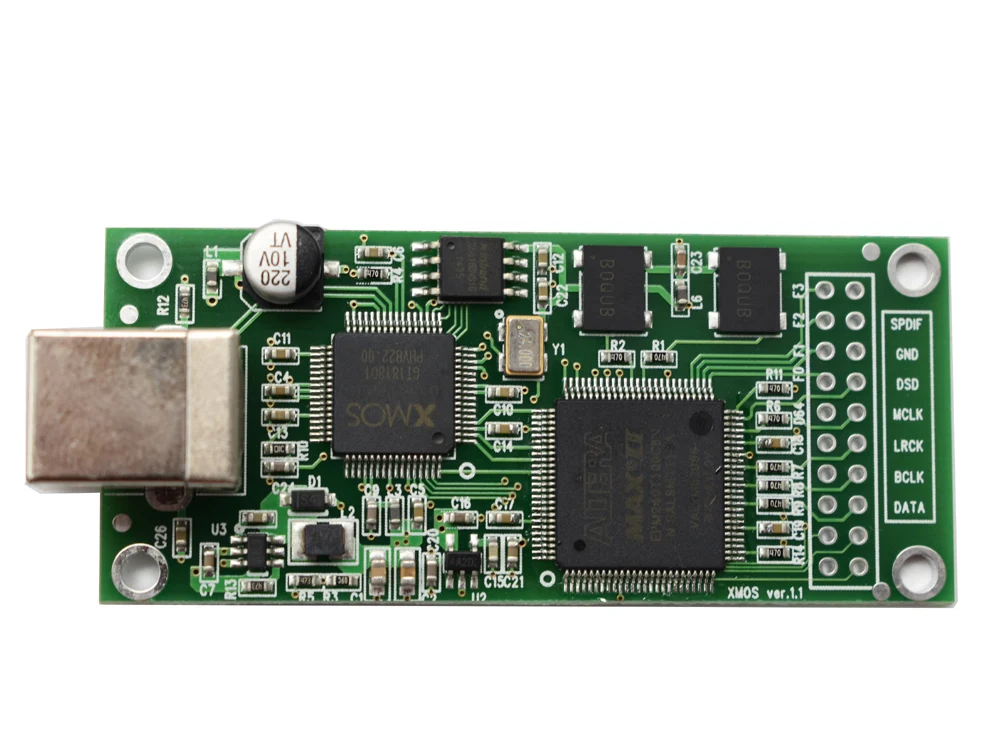 XMOS+ CPLD XU208 USB DAC дочерняя карта цифровой интерфейс USB ies DSD выход подходит AK4497 ES9018 ES9028 ES9038 E4-007