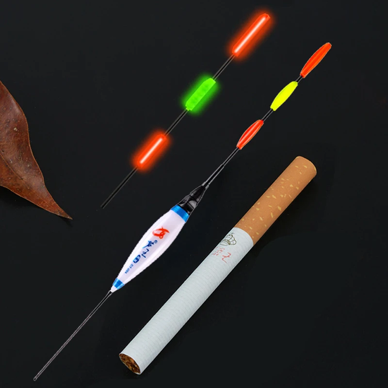 LED Fishing Float Composite Nano Light Electronic Bobber Shallow Water Luminous Glowing Buoy With Battery | Спорт и развлечения