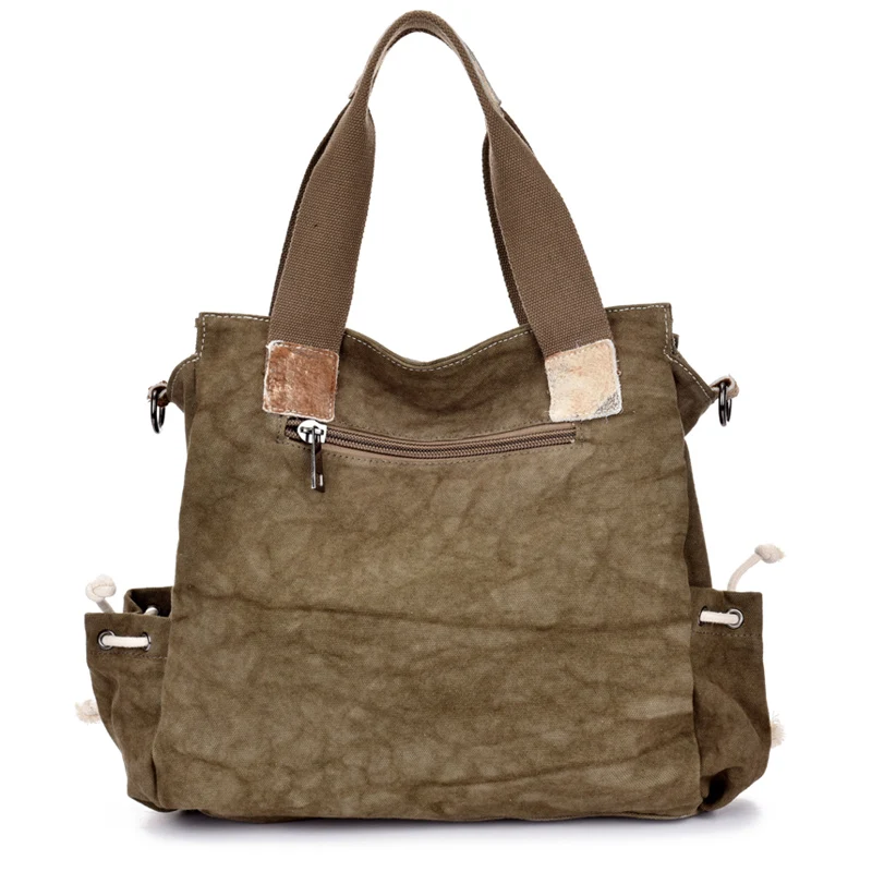 Женская Повседневная Холщовая Сумка через плечо сумка-тоут из полиэстера Мягкая