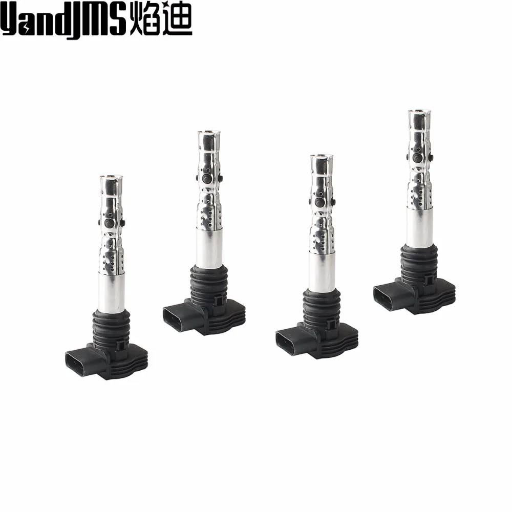 4 шт. Катушка зажигания для VW Jetta Golf GTI MK4 Passat B5 Beetle Polo A4 A6 A8 TT Allroad Octavia 1 8 T 3 0 V6 06C905115M