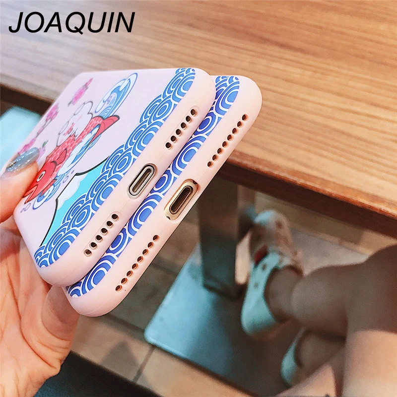 Cartoon Pink Cute Pigs Phone Case For iPhone Xs Max XR XS 6 6S 7 8 Plus X Soft shell Mobile Bags &amp Cases |