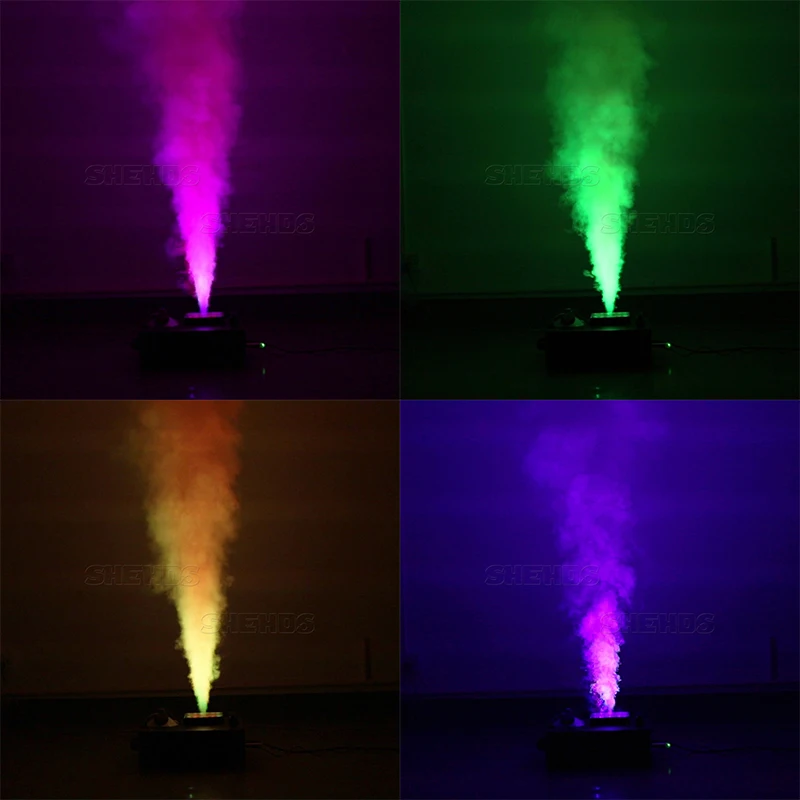 1500W LED Fog Machine 24x9W RGB Color LEDs Smoke Machine Fogger Hazer Equipment For DJ KTV SHEHDS Stage Lighting images - 6