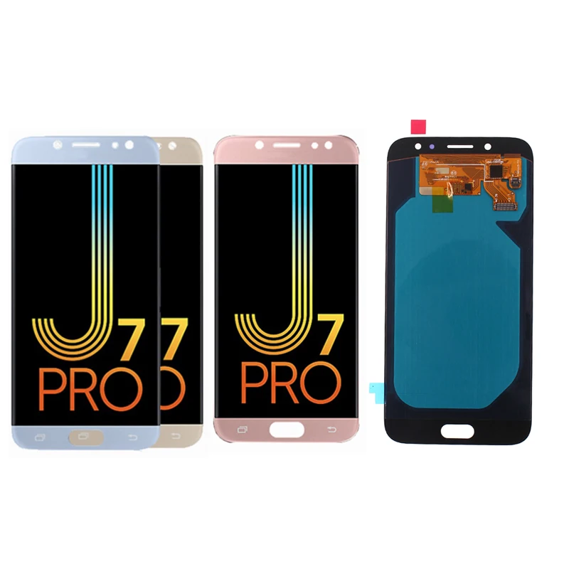 Активно-матричные осид для samsung Galaxy J7 Pro 2017 J730 J730F ЖК-дисплей Дисплей с Сенсорный