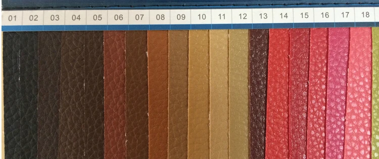 Толще ПВХ галька зернистая кожа носимая и водонепроницаемая кожаная ткань для