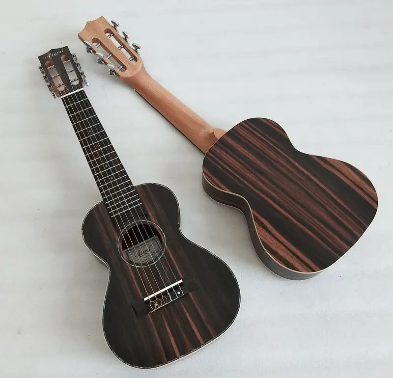 electric java ebony Aiersi бренд Электрический Укулеле 28 дюймов 6-гитара укулеле guitarlele - Цвет: electric java ebony